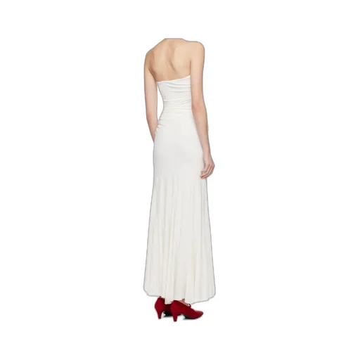 Pleated Tube Top Dress