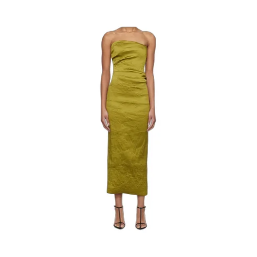 Pleated Sleeveless Dress
