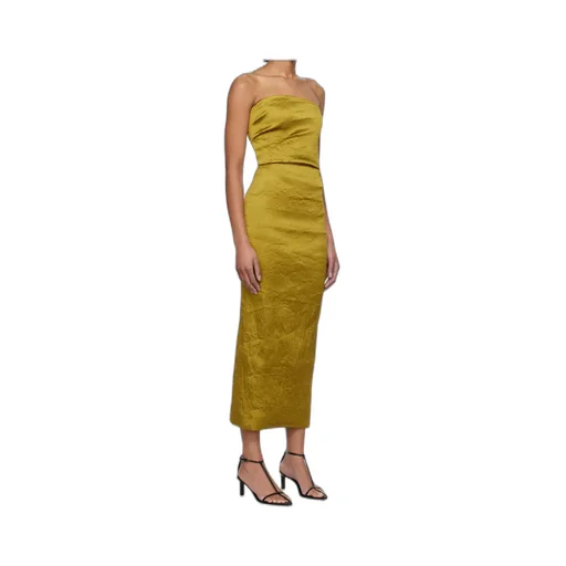 Pleated Sleeveless Dress
