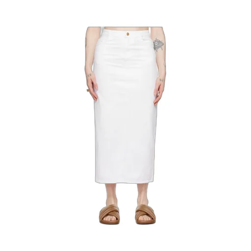 Five-Pocket Denim Skirt