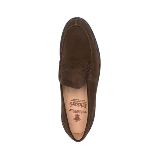 James Suede Penny Loafers
