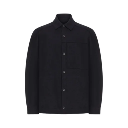 Virgin Wool Shirt Jacket