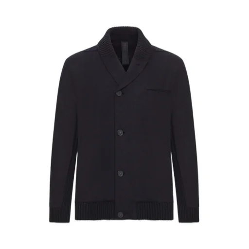 Ribbed Buttoned Jacket