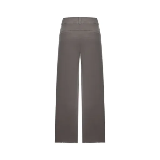 Frayed-Hem Pants
