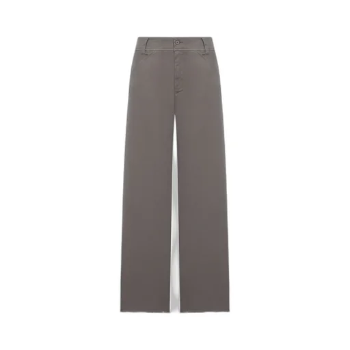 Frayed-Hem Pants