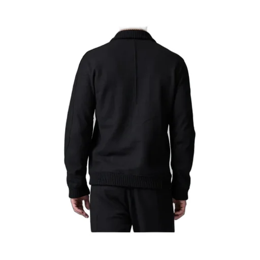 Ribbed Buttoned Jacket