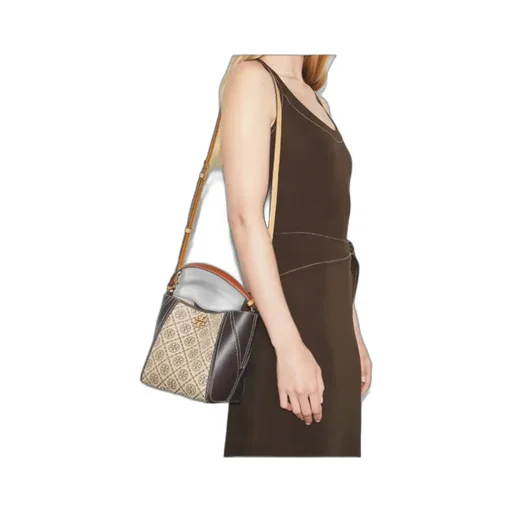Mcgraw T Monogram Small Bucket Bag