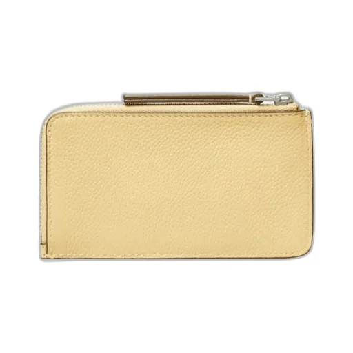 Robinson Pebbled Top-Zip Card Case