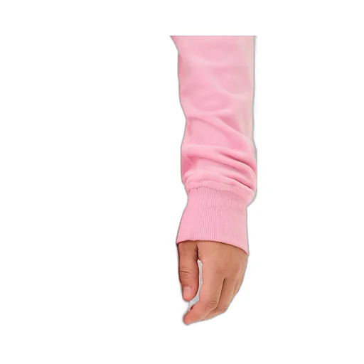 Velour Crystal Horseshoe Straight Leg Pant