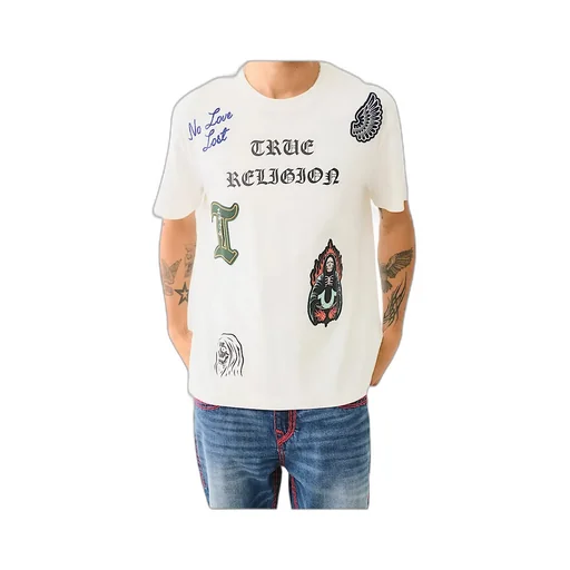 Patch Embroidery Graphic Tee
