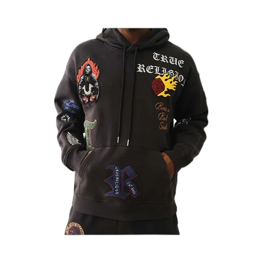 Logo Patch Embroidery Hoodie