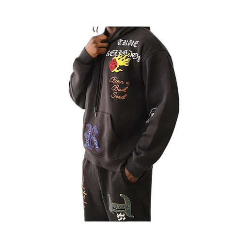 Logo Patch Embroidery Hoodie