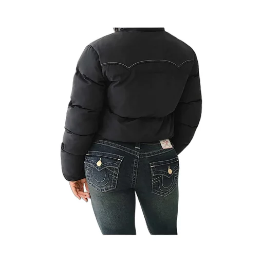 Western Zip Puffer Jacket