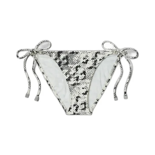 All-Over Printed Drawstring Bikini Bottoms