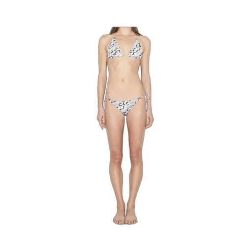 All-Over Printed Drawstring Bikini Bottoms
