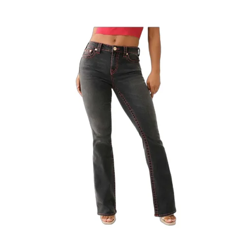 Becca Lurex Big T Bootcut Jean