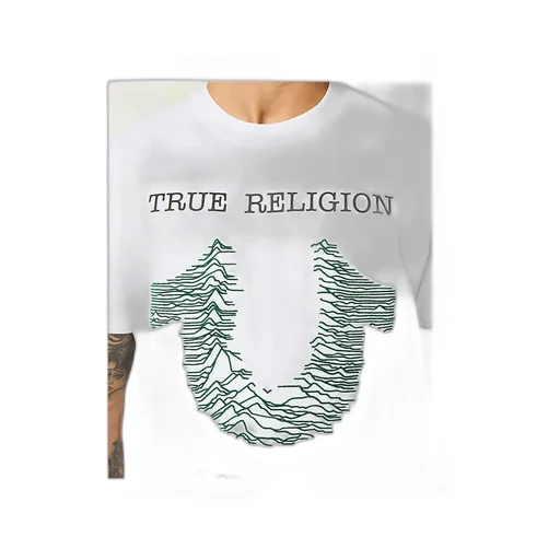 Embroidered Radio Wave Horseshoe Tee