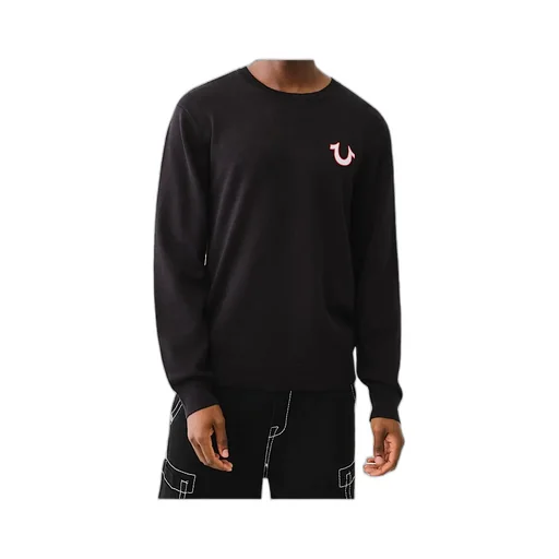 Embroidered Logo Crew Sweater