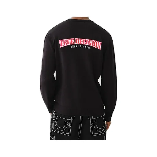 Embroidered Logo Crew Sweater