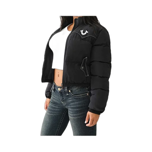 Western Zip Puffer Jacket