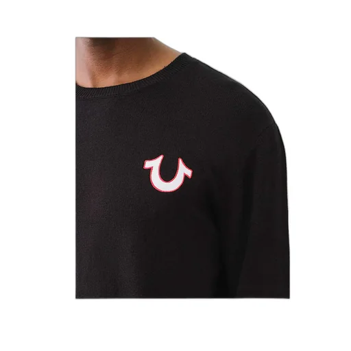 Embroidered Logo Crew Sweater