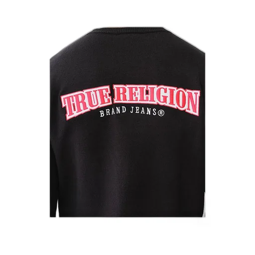 Embroidered Logo Crew Sweater