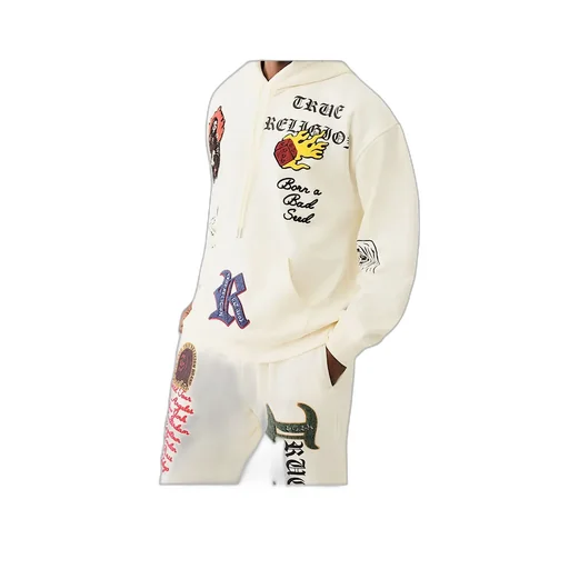Logo Patch Embroidery Hoodie