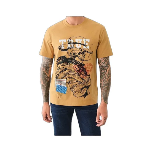 Skull Yellowstone Sashiko Tee