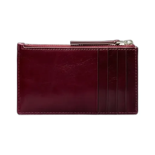 Kira Quilted Zip-Top Card Holder