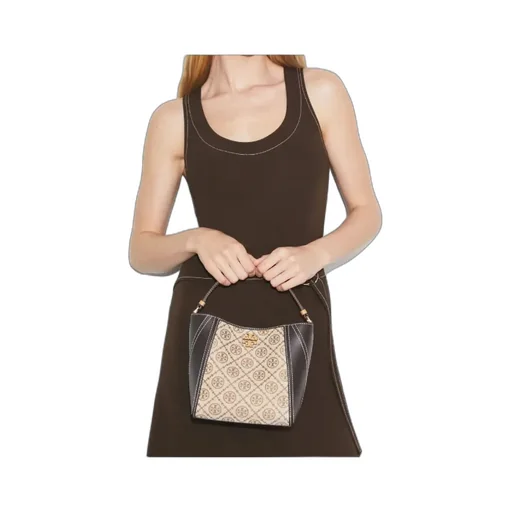 Mcgraw T Monogram Small Bucket Bag
