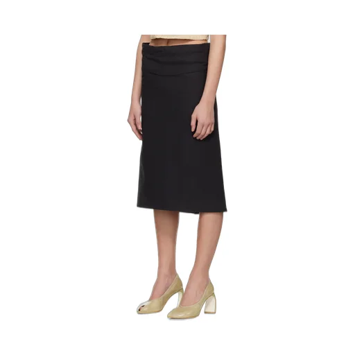 Asymmetrical Midi Skirt