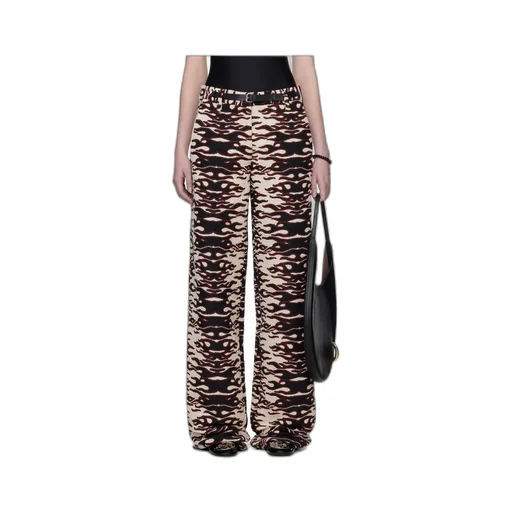 Patterned Jacquard Trousers