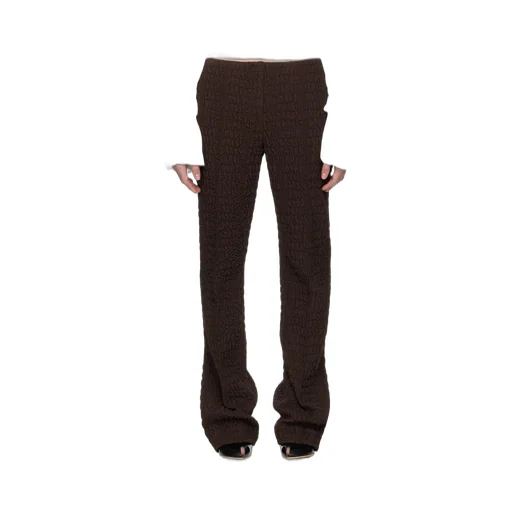 Slim Wool And Silk Pant