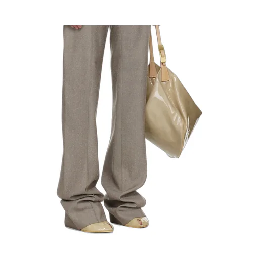 High-Waisted Tailored Trousers