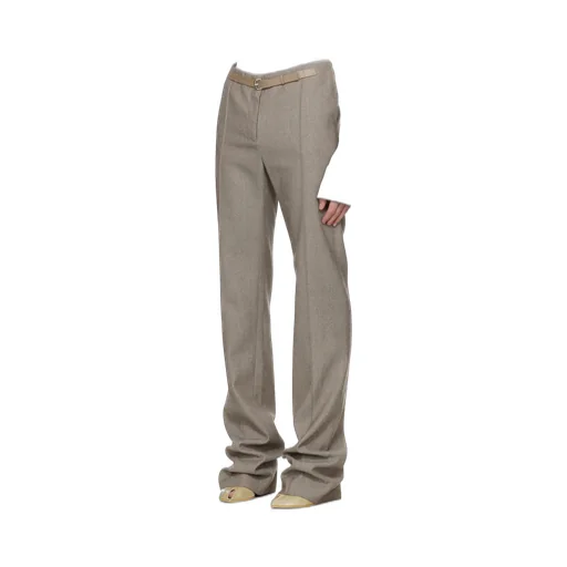 High-Waisted Tailored Trousers