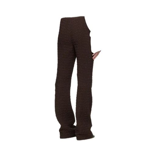 Slim Wool And Silk Pant