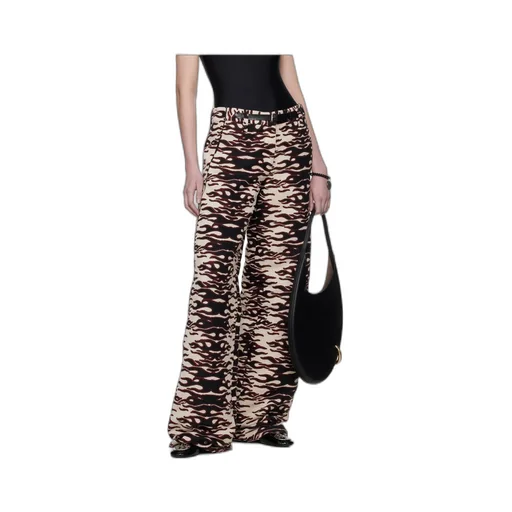 Patterned Jacquard Trousers