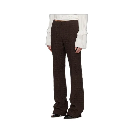 Slim Wool And Silk Pant