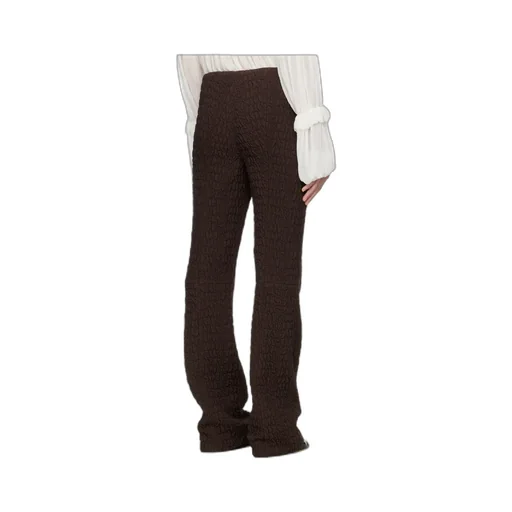 Slim Wool And Silk Pant