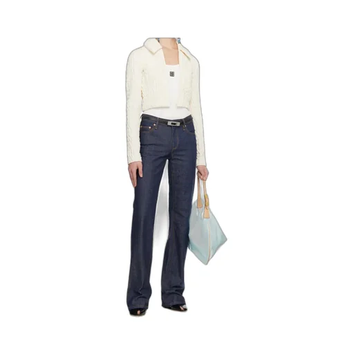 Cropped Wool And Silk Jacket
