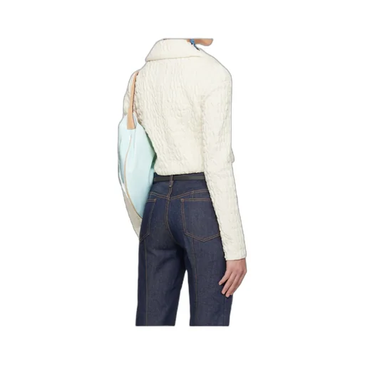 Cropped Wool And Silk Jacket