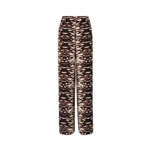 Patterned Jacquard Trousers
