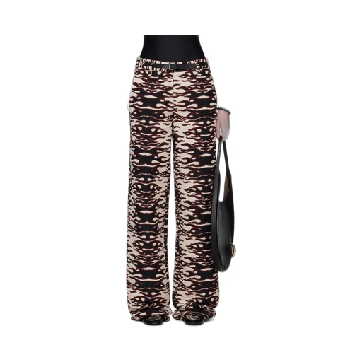 Patterned Jacquard Trousers