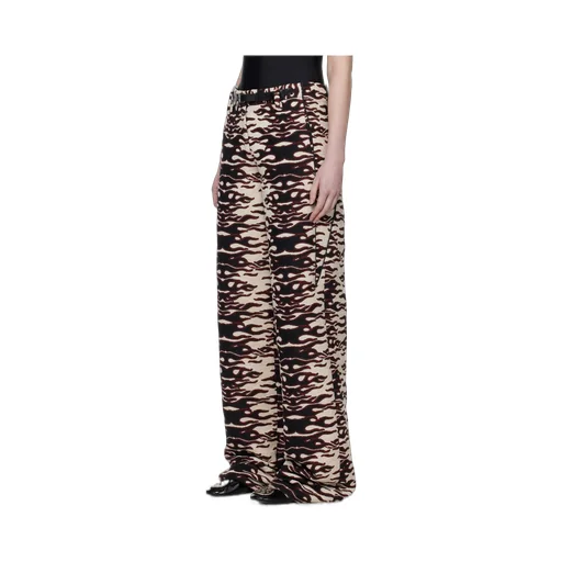 Patterned Jacquard Trousers