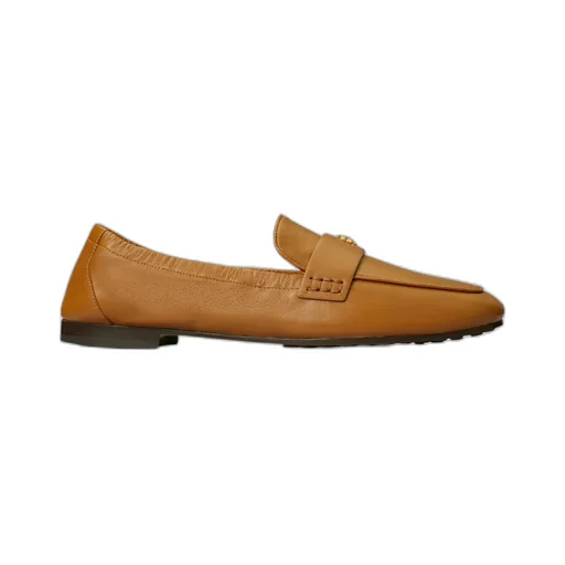 Logo-Plaque Leather Loafers