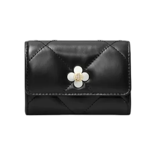 Kira Clover Quilted Flap Card Case