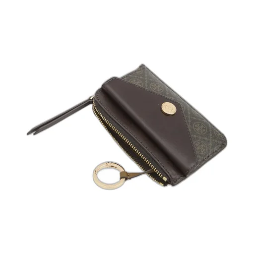 T Monogram Zipped Cardholder