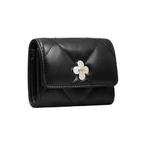 Kira Clover Quilted Flap Card Case