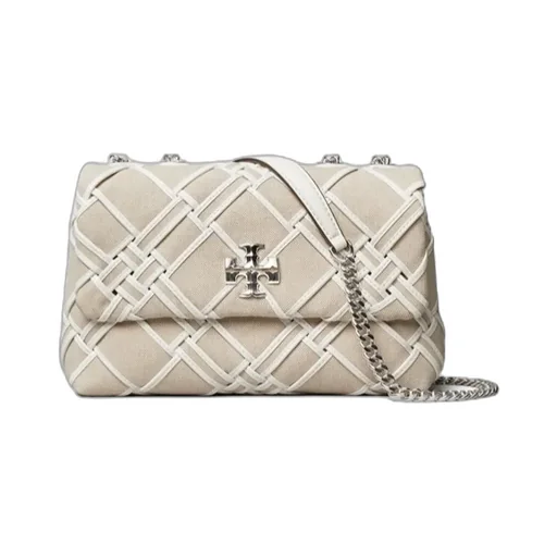 Small Kira Woven Canvas Convertible Shoulder Bag