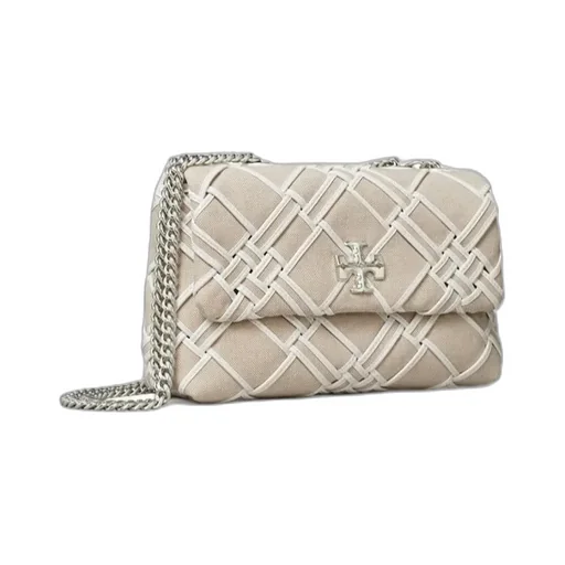 Small Kira Woven Canvas Convertible Shoulder Bag